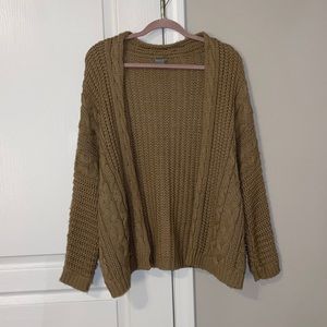 Charlotte Russe light brown cardigan